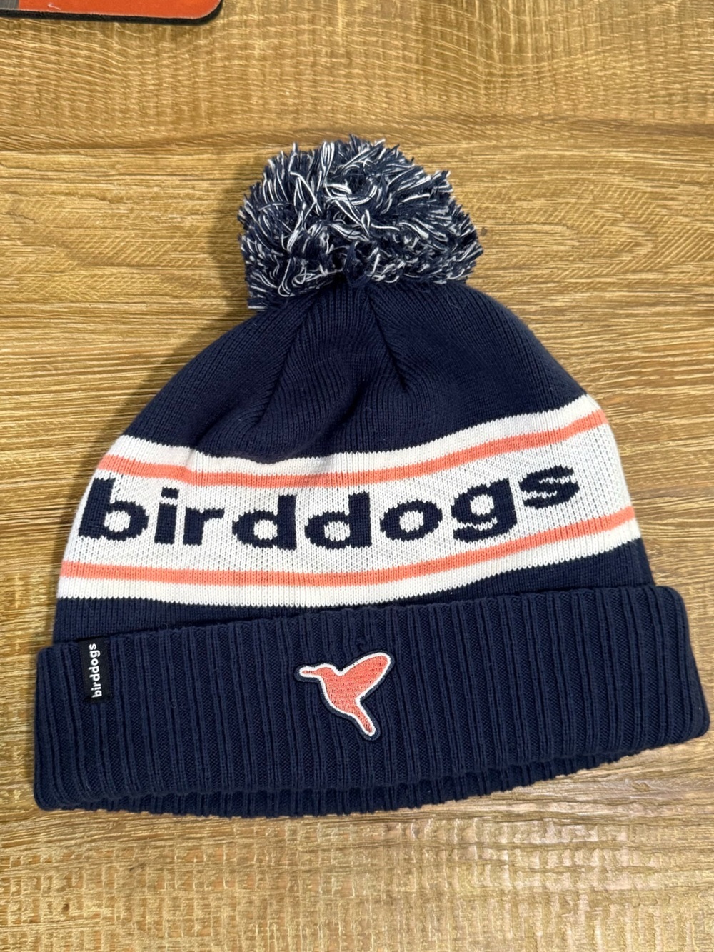 Birddogs | Pom Pom Beanie | Navy Blue | One Size Fits All